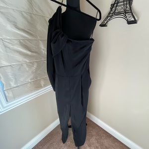 H&M Black One Shoulder Jumpsuit